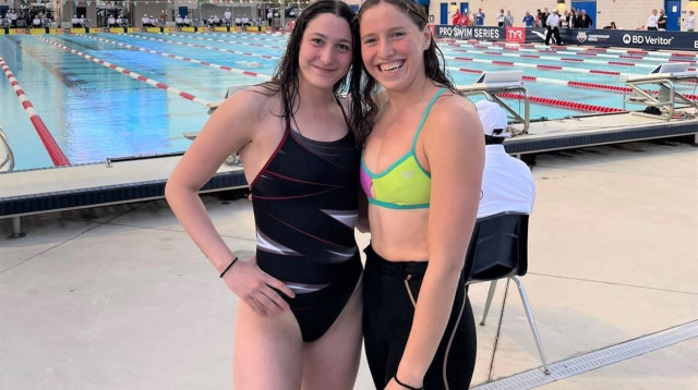 קבעו את הקריטריון. ברזלי ופולונסקי (צילום: אתר רשמי, באדיבות איגוד השחייה)