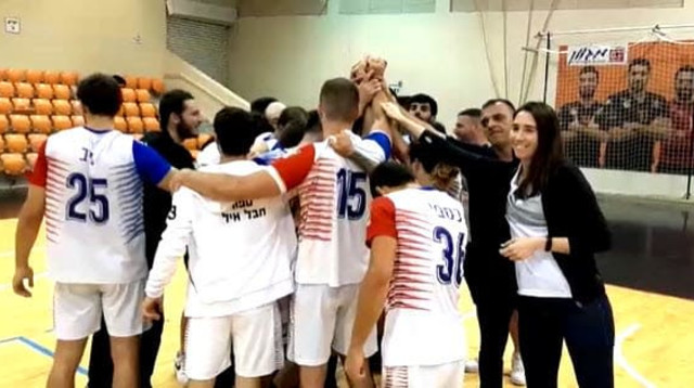 נשארו בליגה. שחקני חבל אילות (צילום: אתר רשמי, איגוד הכדוריד)