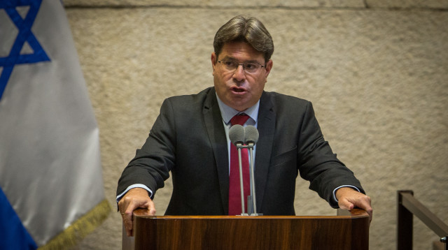 אופיר אקוניס במליאה  (צילום: פול אורן בן חקון, פלאש 90)