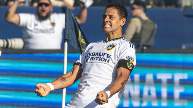 כבש את הראשון לגלאקסי. הרננדס (צילום: GettyImages, Shaun Clark)