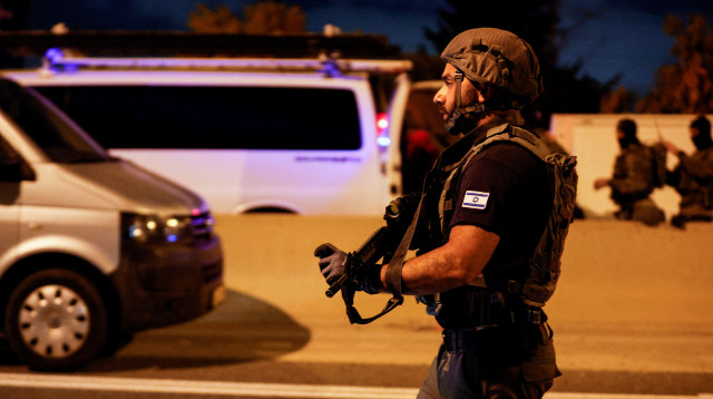 זירת האירוע באשקלון (צילום: REUTERS/ Amir Cohen)