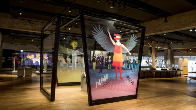 מוזיאון "אנו העם היהודי", בית התפוצות (צילום: רוני כנעני)