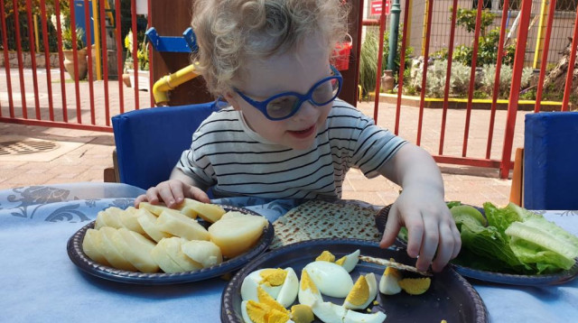 איך להכין ילדים בכלל וילדים עם לקויות ראייה ועיוורון בפרט לפסח ולאביב (צילום: עמותת אלי"ע)