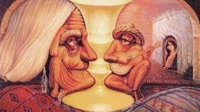 אשליה אופטית (צילום: צילום מסך טיקטוק)