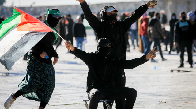 עימותים בהר הבית (צילום: ג'מאל עוואד, פלאש 90)