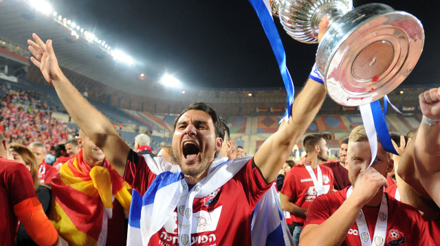 "זה התואר היחיד שלי. רגע השיא של הקריירה". שיימן (צילום: ברני ארדוב)