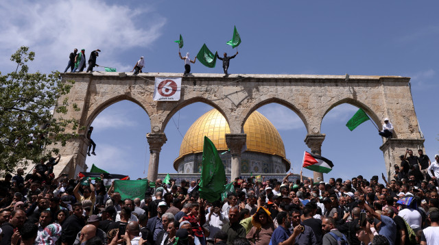 מהומות בהר הבית (צילום: REUTERS/Ammar Awad)