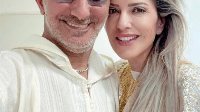 שמעון בוסקילה ובת הזוג יפעת (צילום: יח"צ)