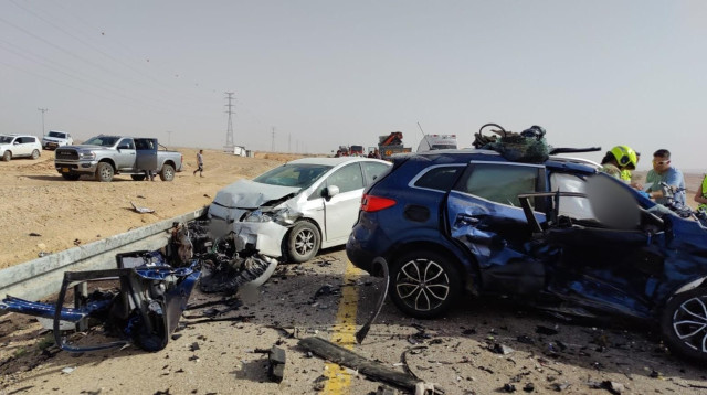 תאונה (צילום: תיעוד מבצעי מד"א)