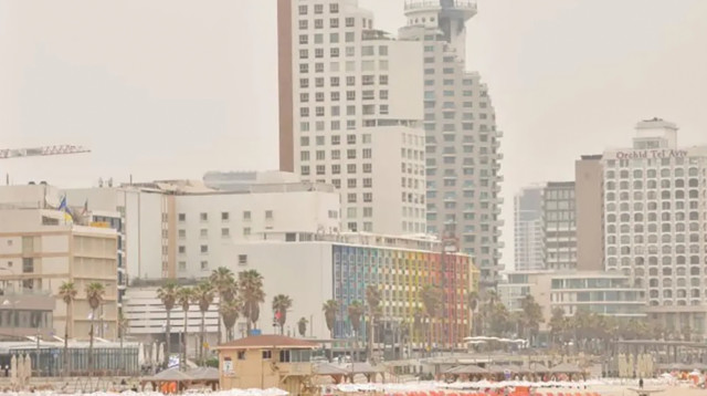 זיהום אוויר בתל אביב (צילום: אבשלום ששוני)
