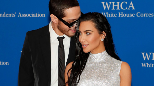 קים קרדשיאן, פיט דיווידסון (צילום: getty images/Paul Morigi )