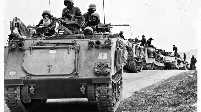 כוחות צה"ל במלחמת לבנון הראשונה (צילום: שמואל רחמני)