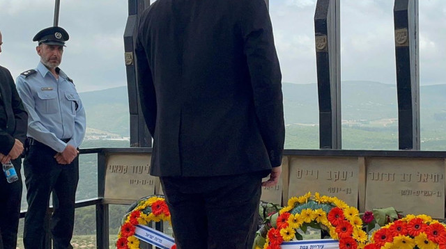 טקס האזכרה הממלכתי לעולי הגרדום (צילום: תנועת בית"ר)