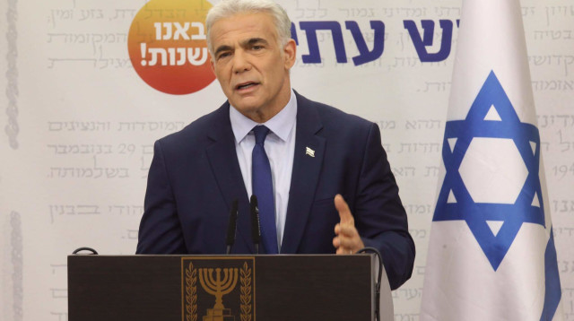 שר החוץ וראש הממשלה החליפי יאיר לפיד  (צילום: מרק ישראל סלם)