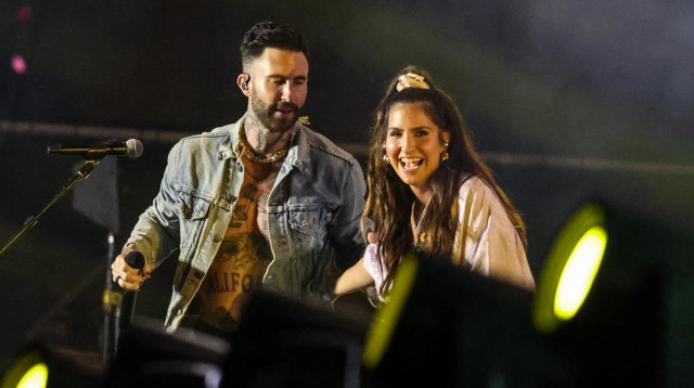 קורל ביסמוט, אדם לוין, מארון 5 (צילום: גיא פריבס)