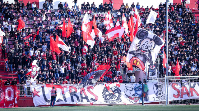 אוהדי בני סכנין (צילום: מאור אלקסלסי)