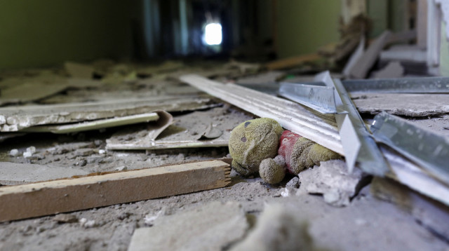 נזקי התקיפה הרוסית בחרקוב, אוקראינה (צילום: REUTERS/Ricardo Moraes)
