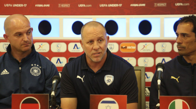 גדי ברומר, מאמן נבחרת הנערים של ישראל (צילום: יותם רונן)