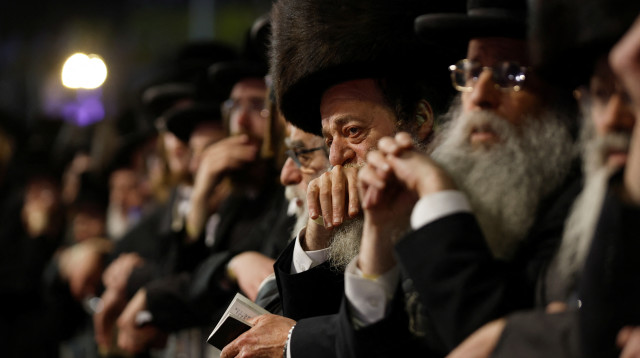 ההילולה בהר מירון (צילום: REUTERS/Amir Cohen)