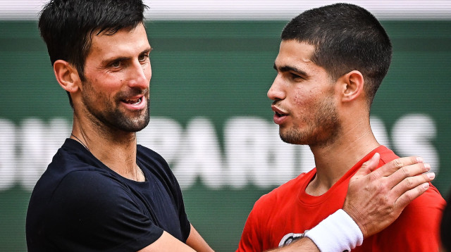 עוד ייפגשו בחצי הגמר? אלקראס ודג'וקוביץ' (צילום: רויטרס)