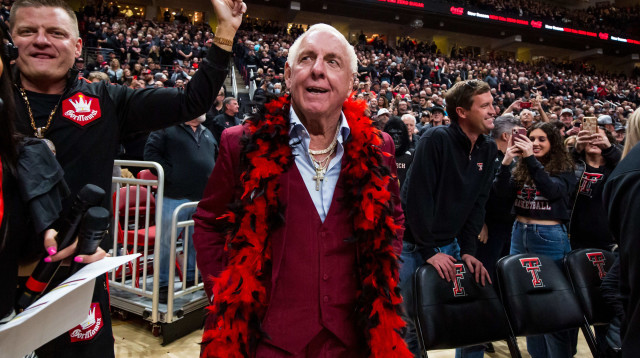 המתאבק ריק פלייר (צילום: GettyImages, John E. Moore III)