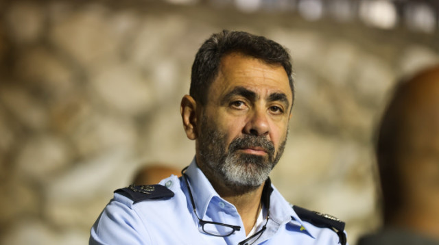 מפקד מחוז צפון במשטרה שמעון לביא (צילום: דוד כהן, פלאש 90)