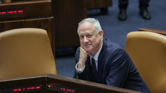 בני גנץ (צילום: דוברות הכנסת)