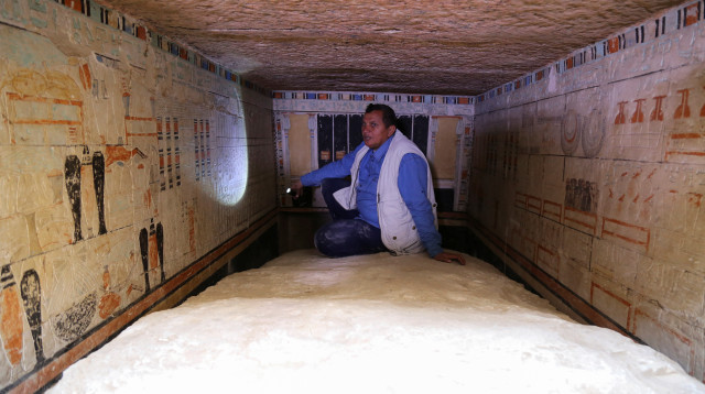 אתר הקבורה של סקארה (צילום: REUTERS/Hanaa Habib)