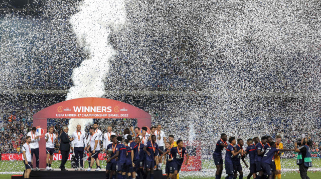 צרפת עד גיל 17 זוכה ביורו בישראל (צילום: GettyImages, JACK GUEZ)