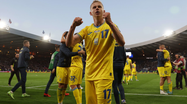 שחקן נבחרת אוקראינה, אולכסנדר זינצ'נקו (צילום: GettyImages, Ian MacNicol)