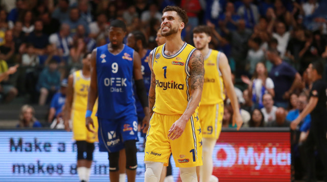 שחקן מכבי תל אביב סקוטי ווילבקין (צילום: קובי אליהו)