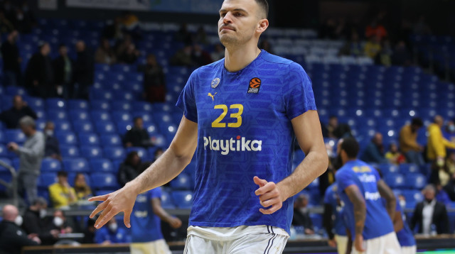 אנטה ז'יזי'ץ', שחקן מכבי תל אביב (צילום: דני מרון)