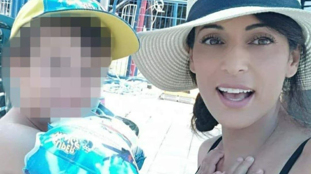 גלית צרפתי (צילום: צילום מתוך דף הפייסבוק "מטה המאבק של גלית צרפתי אמא הלביאה")