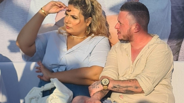 לירז אסייג, שחר לבנגרונד (צילום: אור גפן)