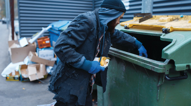 עוני, אילסטורציה  (צילום: פלאש 90)