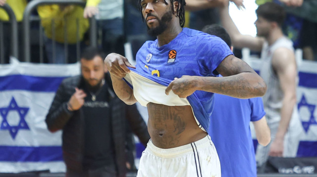 שחקן מכבי תל אביב ג'יילן ריינולדס (צילום: דני מרון)