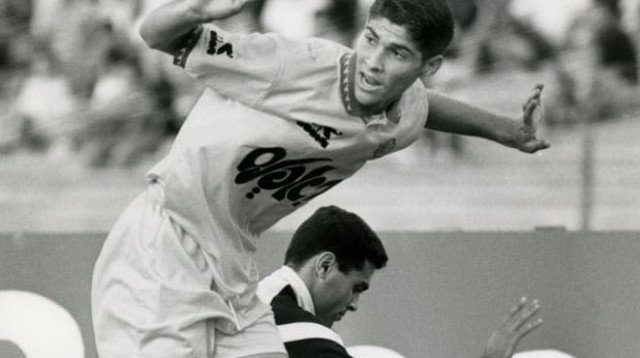 אבי נמני במדי מכבי תל אביב (צילום: פלאש 90, משה שי)