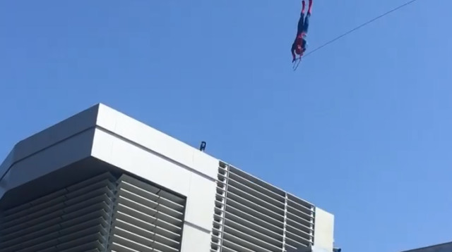 התרסק לעיני הקהל המבוהל (צילום: צילום מסך אינסטגרם)