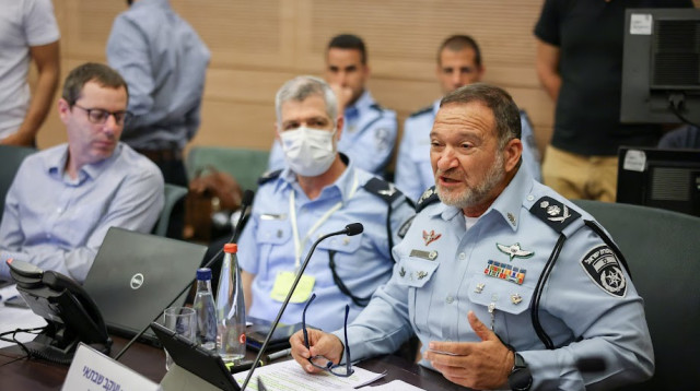 מפכ"ל המשטרה בוועדת החוקה, חוק ומשפט (צילום: נועם מושקוביץ, דוברות הכנסת)