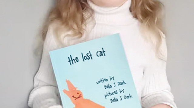 בלה גי דארק, הסופרת הצעירה בעולם (צילום: שיאי גינס)