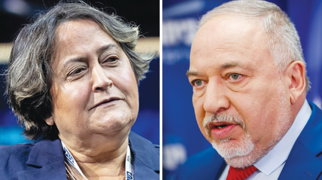 אביגדור ליברמן, יפה בן דויד (צילום: יונתן זינדל, פלאש 90,אוליבייה פיטוסי, פלאש 90)