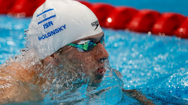 שיא אישי וחצי גמר. רון פולונסקי (צילום: הוועד האולימפי בישראל, סימונה קסטרווילארי)