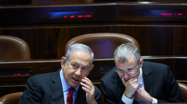 יריב לוין, בנימין נתניהו (צילום: נועם מוסקוביץ',דני שם טוב, דוברות הכנסת)