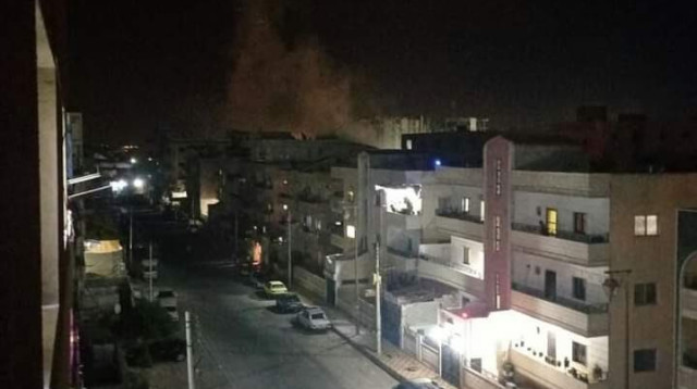 הפיצוץ בעיר דרעא, סוריה (צילום: רשתות ערביות)