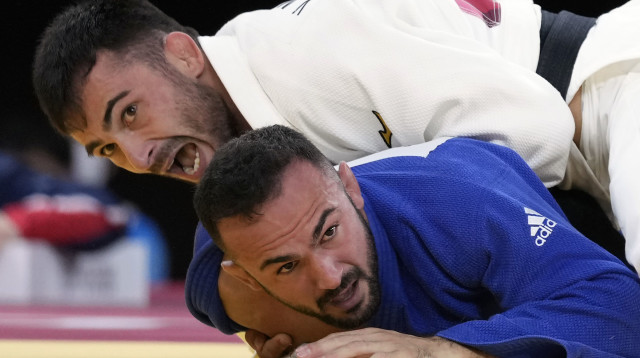 ברוך שמאילוב ג'ודוקא ישראלי (צילום: AP, Vincent Thian)