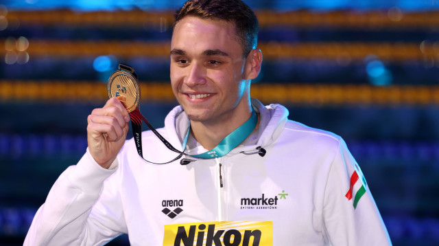 כרישטוף מילאק, שחיין הונגרי (צילום: GettyImages, Maddie Meyer)