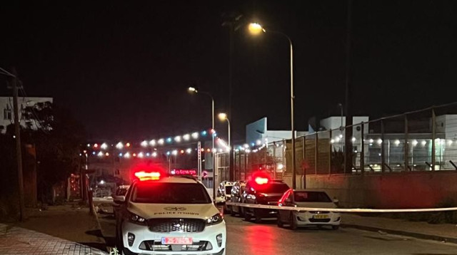 זירת הרצח בג'סר (צילום: דוברות המשטרה)