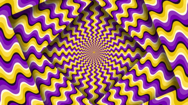 אשליה אופטית תנועתית, אפשר לעצור את התזוזה (צילום: gettyimages)