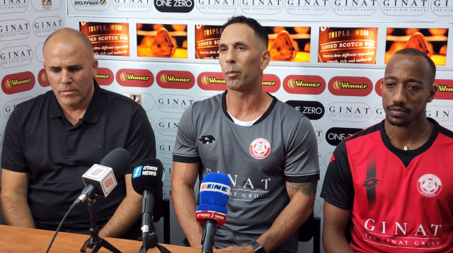 אורן גולן, אסף נימני, מנשה זלקה, הפועל חדרה (צילום: שלומי גבאי)