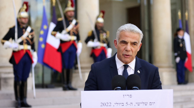 יאיר לפיד (צילום: REUTERS/Johanna Geron)